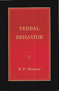 <i>Verbal Behavior</i> Psychology book