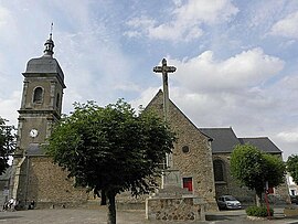 The church in Vieux-Vy-sur-Couesnon