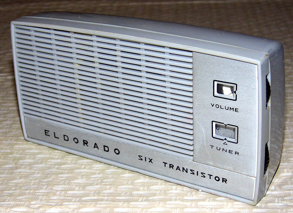 File:Vintage Eldorado 6-Transistor Radio, Model 6TS2, Made in 