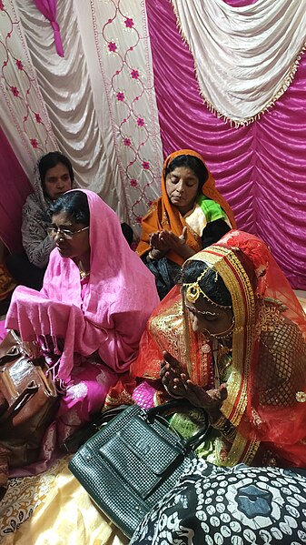 File:Visually challenged Muslim boy Nikah rituals 35.jpg