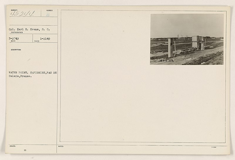 File:WATER POINT. SAPIGNIES, PAS DE Calais, France - DPLA - 40ff74914791e150630a909c800af539.jpg