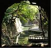 Waterfall at the Rock Garden of Chandigarh