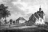 Wehrkirche Pomßen um 1840