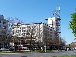Ehemaliges Summit House am Theodor-Heuss-Platz, April 2018