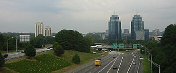 Cumberland/Galleria Area skyline