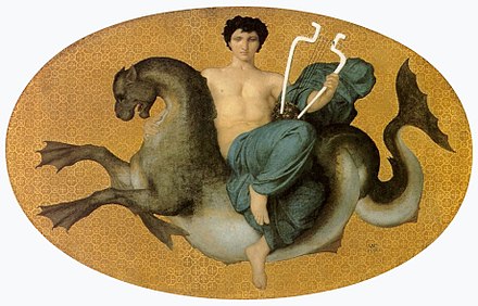 Arion on a Sea Horse, by William-Adolphe Bouguereau (1855)