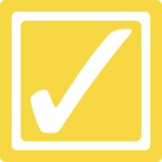 File:Yellow checkbox-checked.svg