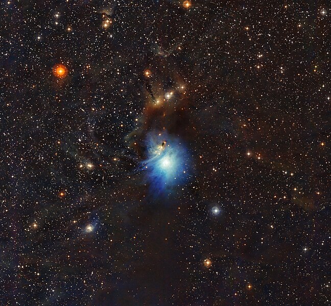 File:Young star lights up reflection nebula IC 2631.jpg