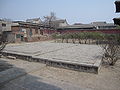 The foundation of the now destroyed Fachuan Hall