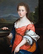 Portrait de femme 859.3.18 - Entourage de Pierre Mignard - Musée des Beaux-Arts de Narbonne