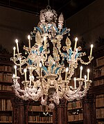 The Ca' Rezzonico (Chandelier) from the Library Pisani at the Correr Museum