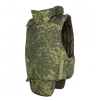 A photo of russian bulletproof vest 6B23