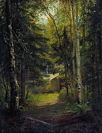 «Сторожка в лесу», 1870