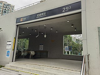 <span class="mw-page-title-main">Yingchun Road station</span> Shanghai Metro station