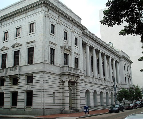 The John Minor Wisdom U.S. Courthouse, home of the United States Court of Appeals for the Fifth Circuit in New Orleans