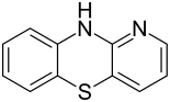 Structural formula of 4-azaphenothiazine