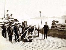 A Brazilian army shore battery at Rio de Janeiro in 1894. 1894-Juan-Gutierrez-Revolta-da-Armada.jpg