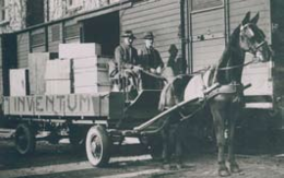 Transport per paard en wagen