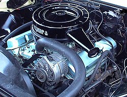 Pontiac 326 engine in 1967 Firebird