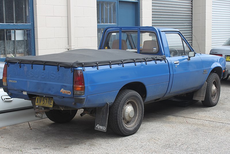 File:1984 Mitsubishi L200 Express (MC) 2.3 Diesel 4WD utility (22526560332) (cropped).jpg