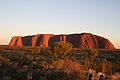 Sunrise over Uluṟu (Ayers Rock), March 2010