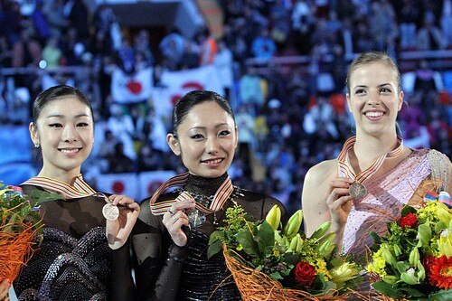 The ladies' medalists