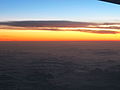 dawn seen from aircraft