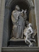 Статуя Франциска из Паолы. 1732. Мрамор. Собор Святого Петра, Ватикан