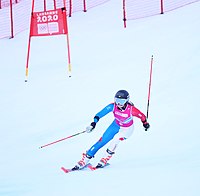 Chiara Pogneaux beim Riesenslalom