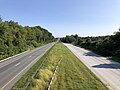 Thumbnail for File:2022-09-15 09 56 12 View north along U.S. Route 1 (Kennett-Oxford Bypass) from the overpass for Forge Road in East Nottingham Township, Chester County, Pennsylvania.jpg