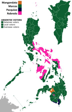 Elezioni presidenziali filippine del 2022 di province.png