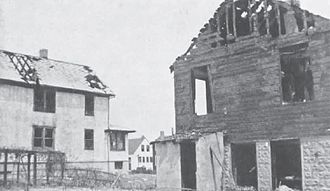 Damage to 361 Main Street, the residence closest to the vaults 361 Main Street following the Fox vault fire.jpg