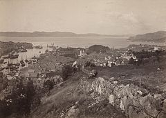 Bergen, Panorama fra Fløifjeldet III