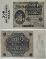 500 mark (octobre 1923), surchargé en milliards