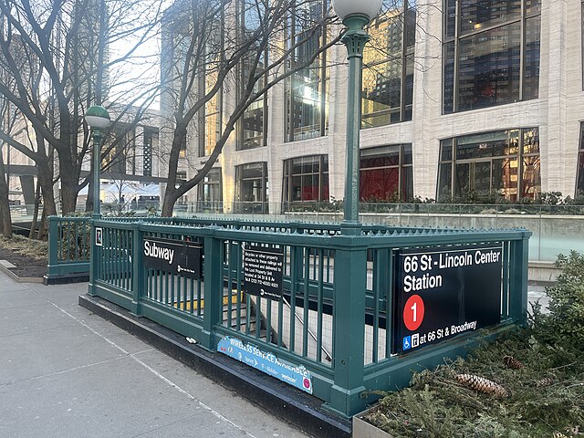 Southbound street stair at 65th Street