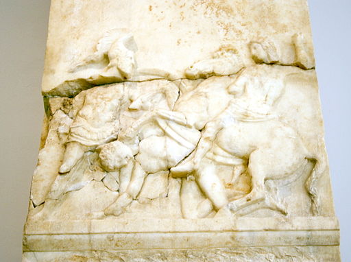 7189 - Piraeus Arch. Museum, Athens - Stele for Panchares - Photo by Giovanni Dall'Orto, Nov 14 2009