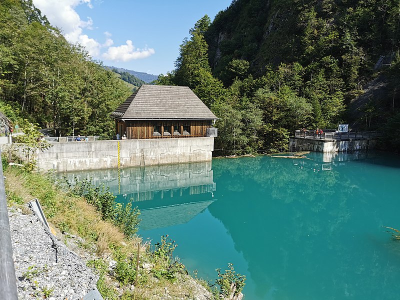 File:AUT — Land Salzburg — Bezirk Zell am See — Kaprun — Kesselfallstraße (Klammspeicher, 1. Staustufe) 2021.jpg