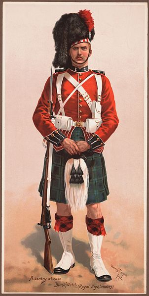 A Sentry at Ease, Black Watch (Royal Highlanders), 1892