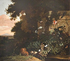 Landscape with Plants, Insects and a Squirrel