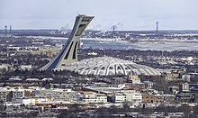 Olympic Stadium, bit-torri tiegħu, tlesta wara l-Logħob Olimpiku.