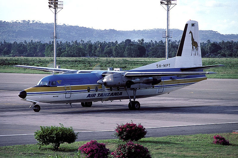 File:Air Tanzania Fokker F-27-600RF Friendship (5H-MPT) at Mombasa.jpg