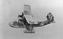 Short Singapore Mark III, K8565 Q, of No. 4 (Coastal) Operational Training Unit based at Stranraer, Ayrshire, in flight over the Irish Sea Aircraft of the Royal Air Force 1939-1945- Short S.19 Singapore CH2556.jpg