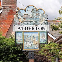 Alderton village sign Alderton village sign.jpg