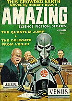 Amazing Science Fiction Stories cover image for October 1958