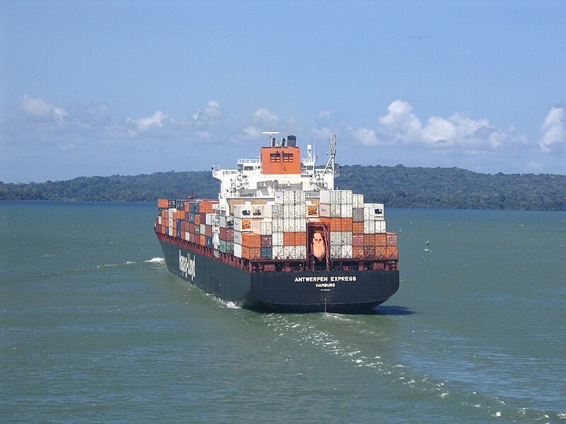 File:Antwerpen Express on Gatun Lake.JPG