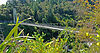 The Arapuni Suspension Bridge over the Waikato River