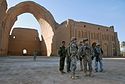 Iraqi officials and American military officers discuss plans to renovate the existing structures.