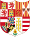 Arms of Charles V Holy Roman Emperor, Charles I as King of Spain (In Italy).svg