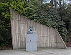 Thälmann monument and flag