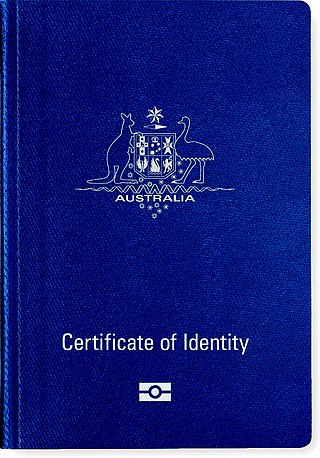 <span class="mw-page-title-main">Australian Certificate of Identity</span>